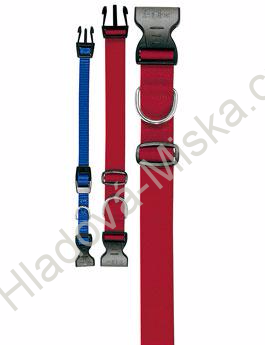 Obojek nylon CLUB C 44cmx15mm červený
