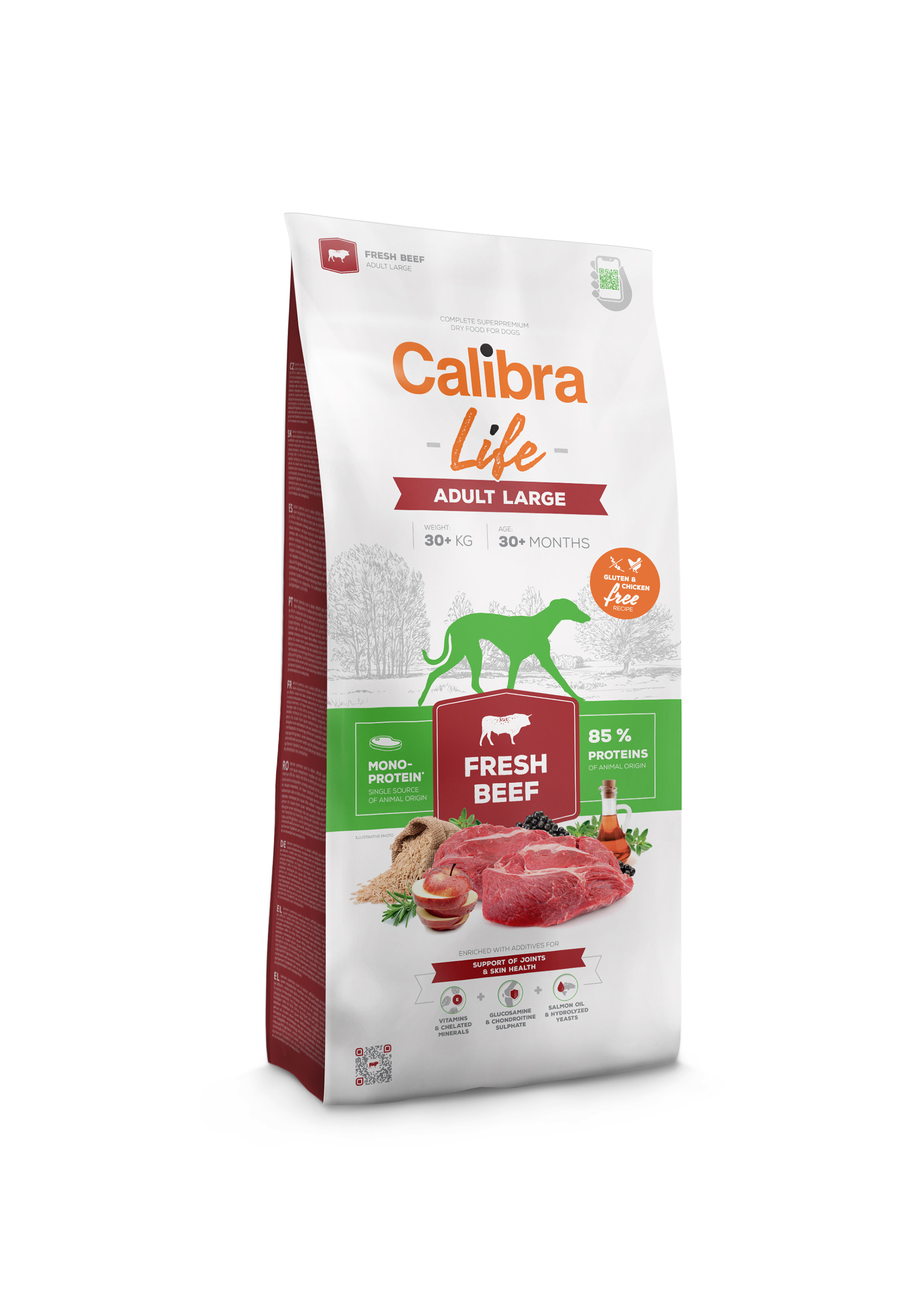 Calibra Dog Life Adult Large Fresh Beef 2,5kg