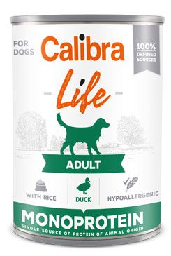 Calibra Dog Life konz. Adult Duck with rice 6x400g