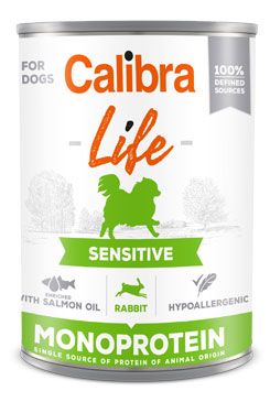 Calibra Dog Life konz. Sensitive Rabbit 6x400g