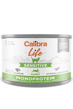 Calibra Cat Life konz. Sensitive Rabbit 6x200g