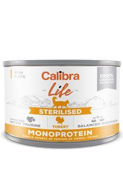 Calibra Cat Life konz. Sterilised Turkey 200g