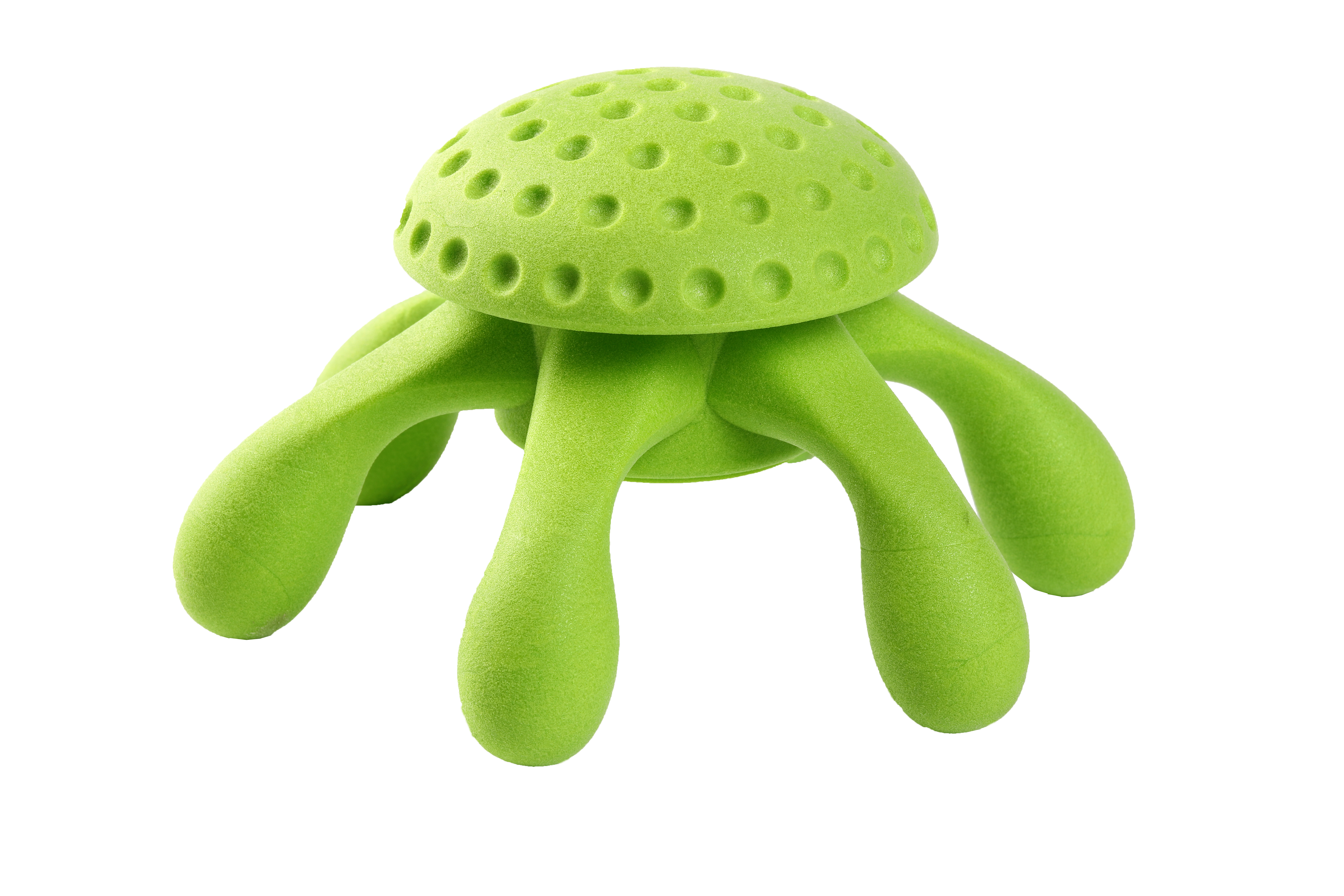 Hračka pes OCTOPUS MAXI plov. z TPR zelená