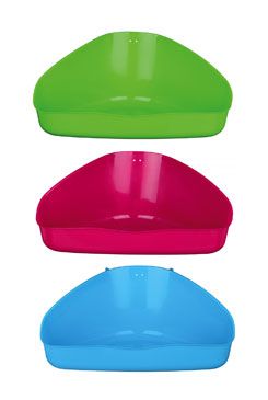 WC pro hlodavce rohové malé 16x7x12cm