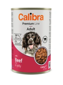 Calibra Dog Premium konz. with Beef 1240g- HOVĚZÍ
