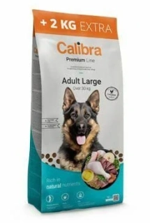 Calibra Dog Premium Line Adult Large 12kg+2kg ZDARMA