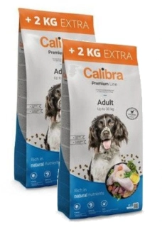 Calibra Dog Premium Line Adult 2x12kg balení +4kg ZDARMA