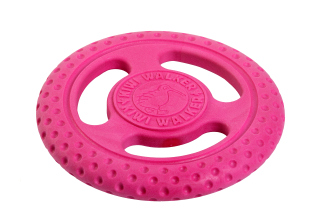 Hračka pes FRISBEE MAXI plov. z TPR růžová