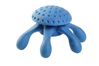 Hračka pes OCTOPUS MAXI plov. z TPR modrá